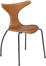 Dolphin L&auml;der / Svart Light Brown | Dan-Form | Bonus M&ouml;bler
