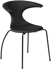Flair L&auml;der / Svart Black | Dan-Form | Bonus M&ouml;bler