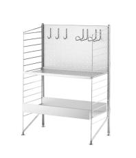 String Frist&aring;ende Utomhushylla Galvaniserad | String | Bonus M&ouml;bler