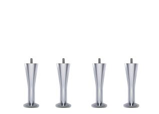 Design Metallben Polerat st&aring;l 12 cm | Hilding Anders | Bonus M&ouml;bler