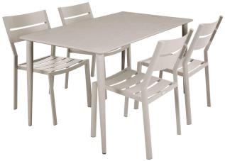 Nimes 140X78 cm och Delia Matstol Khaki - Brafab - Bonus M&ouml;bler