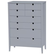 Klinte 4+4 L&aring;dor Bred Gr&aring;lack | Torkelson | Bonus M&ouml;bler