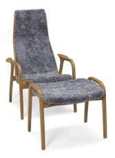 Lamino Oljad Ek F&aring;rskinn Graphite - Swedese - Bonus M&ouml;bler