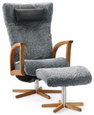 Eken&auml;s Snurr F&aring;rskinn Grey | Br&ouml;derna Anderssons | Bonus M&ouml;bler