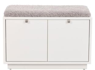 Confetti 2 L&aring;dor Gr&aring; F&aring;rskinnsimitation Vitlackad Bj&ouml;rk | Rowico Home | Bonus M&ouml;bler