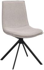 Lowell Gr&aring;tt tyg Snurrfot | Rowico Home | Bonus M&ouml;bler