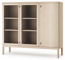 Prio H&ouml;g Bj&ouml;rk Glasd&ouml;rrar / tr&auml;d&ouml;rr | Stolab | Bonus M&ouml;bler