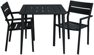 Nimes 78X78 cm och Delia Karmstol Svart - Brafab - Bonus M&ouml;bler