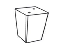 Koniskt tr&auml;ben, 7,5 cm - Topline - Bonus M&ouml;bler