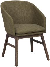 Windham gr&ouml;nt tyg Brunlackad ek / Gr&ouml;n | Rowico Home | Bonus M&ouml;bler