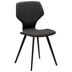 S.I.T Boucl&eacute;tyg, svarta ben Raven Black - Dan-Form - Bonus M&ouml;bler