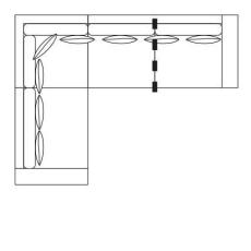 1,5-sits + h&ouml;rn + 3-sits delad - Burh&eacute;ns - Bonus M&ouml;bler