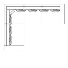 1,5-sits + h&ouml;rn + 3-sits - Burh&eacute;ns - Bonus M&ouml;bler