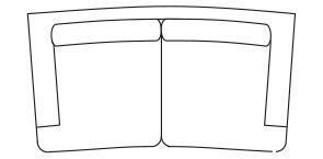 Orust sv&auml;ngd 2,5-sits 207 cm, avtagbar kl&auml;dsel - Burh&eacute;ns - Bonus M&ouml;bler