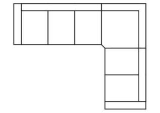 3-sits + h&ouml;rn + 2-sits - Burh&eacute;ns - Bonus M&ouml;bler