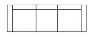 Status Arm + 1,5-sits 90 + 1,5-sits 70 + 1,5-sits 90 + Arm - Burh&eacute;ns - Bonus M&ouml;bler
