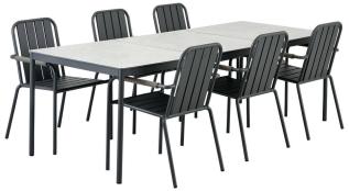 Nox 237X90 cm och Innes Antracit - Brafab - Bonus M&ouml;bler