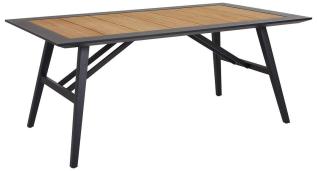 Chios Svart / Teak 175X100 cm - Brafab - Bonus M&ouml;bler