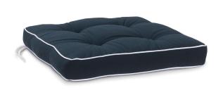 Sittdyna 75 40 cm bred Bl&aring; med vit kant - Hillerstorp - Bonus M&ouml;bler