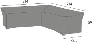 M&ouml;belskydd Lundamo h&ouml;rnsoffa - Hillerstorp - Bonus M&ouml;bler
