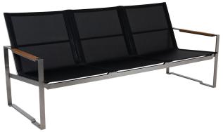 Gotland Rostfritt st&aring;l / Teak - Brafab - Bonus M&ouml;bler