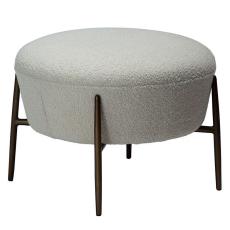 Orbit Boucl&eacute;tyg rPES Dove / Antique Brass | Dan-Form | Bonus M&ouml;bler