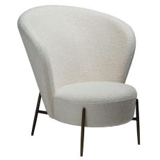 Orbit Boucl&eacute;tyg rPES Dove / Antique Brass | Dan-Form | Bonus M&ouml;bler