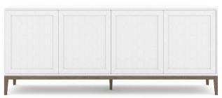 Edge 2.0 4 d&ouml;rrar Burned Walnut White | Englesson | Bonus M&ouml;bler