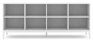 Edge 2.0 1-sektion 4 hyllor White | Englesson | Bonus M&ouml;bler