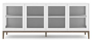 Edge 2.0 1-sektion 4 d&ouml;rrar Burned Walnut White | Englesson | Bonus M&ouml;bler