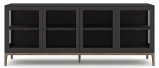 Edge 2.0 1-sektion 4 d&ouml;rrar Burned Walnut Black - Englesson - Bonus M&ouml;bler