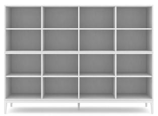 Edge 2.0 2-sektioner 8 hyllor White | Englesson | Bonus M&ouml;bler