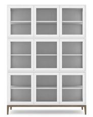 Edge 2.0 3-sektioner 9 d&ouml;rrar Burned Walnut White | Englesson | Bonus M&ouml;bler