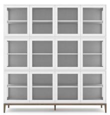 Edge 2.0 3-sektioner 12 d&ouml;rrar Burned Walnut White | Englesson | Bonus M&ouml;bler