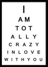 Crazy In Love 50X70 Svart - Hoei - Bonus M&ouml;bler