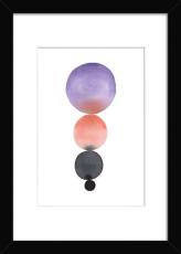 Watercolor 1 21X30 Svart - Hoei - Bonus M&ouml;bler