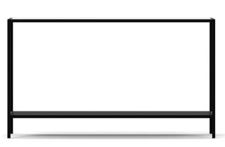 2000 Metall 124X38 cm Black | Englesson | Bonus M&ouml;bler