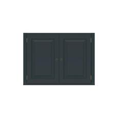 Stockholm Sk&auml;nk 2 D&ouml;rrar 2-sektioner Black | Englesson | Bonus M&ouml;bler