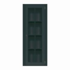 Stockholm Vitrin H&ouml;g 1 D&ouml;rr H&ouml;ger 1-sektion Black | Englesson | Bonus M&ouml;bler