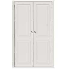 Stockholm Garderob H&ouml;g 2 D&ouml;rrar 2-sektioner | Englesson | Bonus M&ouml;bler