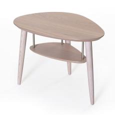 Harmoni 65X45 cm H&ouml;g med hylla Vitpigmenterad ek - Bordbirger - Bonus M&ouml;bler