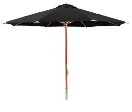 Tr&auml;parasoll Lyx &Oslash;335 cm Svart - Hillerstorp - Bonus M&ouml;bler