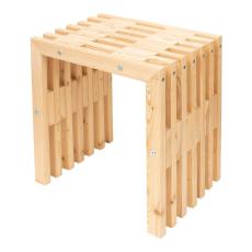 EcoFurn&reg; D-Bench 45 cm L&auml;rk natur - Hillerstorp - Bonus M&ouml;bler