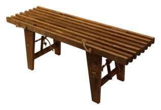 EcoFurn&reg; EcoBench 120 cm Ask Oljad brun - Hillerstorp - Bonus M&ouml;bler