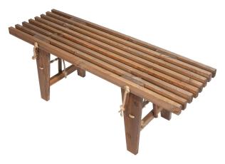 EcoFurn&reg; EcoBench 120 cm Furu Oljad brun - Hillerstorp - Bonus M&ouml;bler