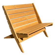 EcoFurn&reg; Double Granny Furu Oljad ockra - Hillerstorp - Bonus M&ouml;bler