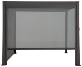 Utsikt l&aring;ngsida 400 cm Antracit - Brafab - Bonus M&ouml;bler