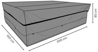 Matgrupp Andas 265X190, H80 cm - Brafab - Bonus M&ouml;bler
