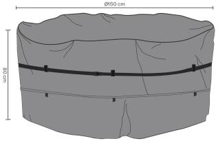 Matgrupp rund Andas 150, H80 cm - Brafab - Bonus M&ouml;bler