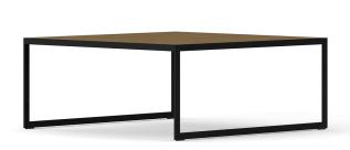 Square 2000 102X102 cm Svart Burned Walnut | Englesson | Bonus M&ouml;bler